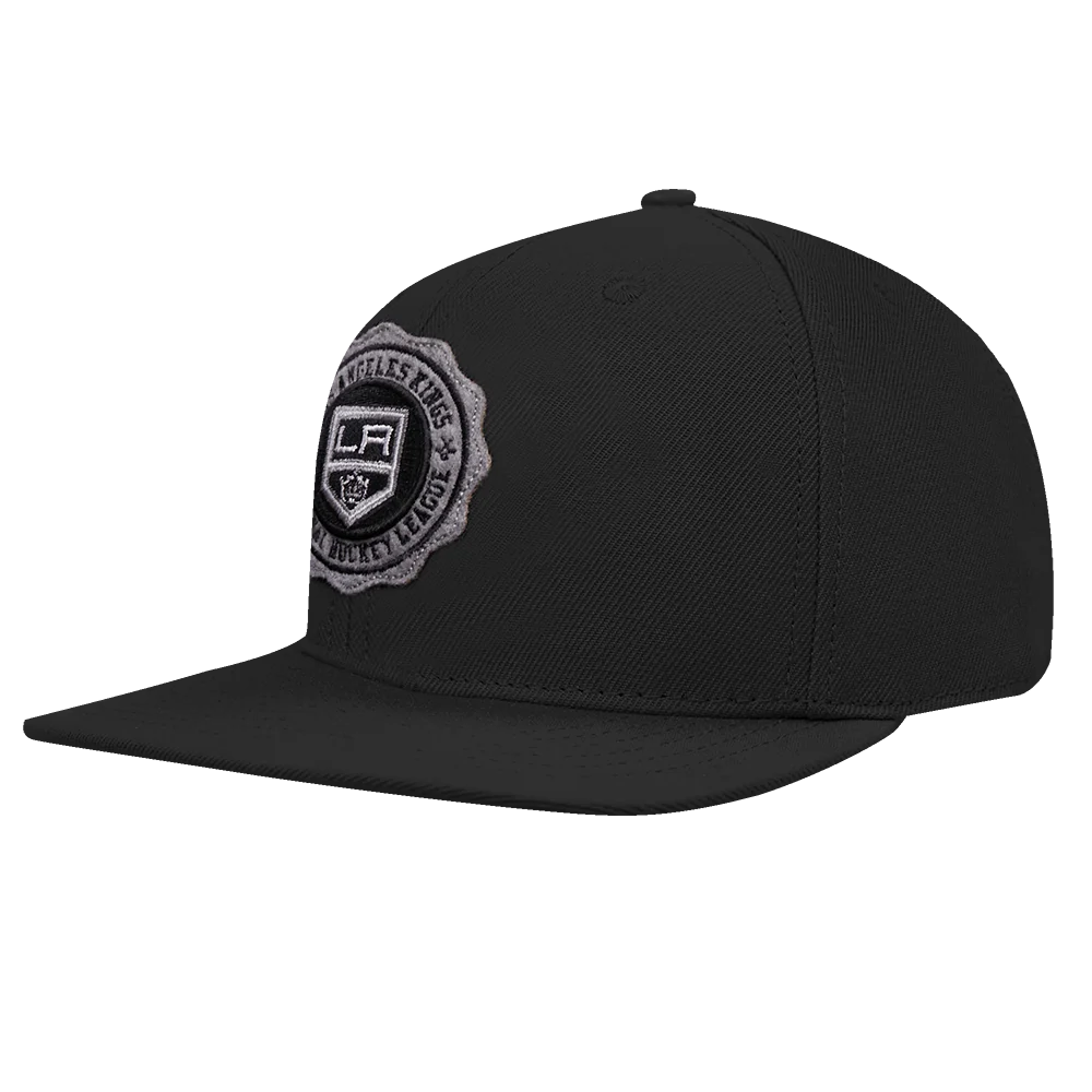 NHL LOS ANGELES KINGS CREST EMBLEM WOOL SNAPBACK HAT