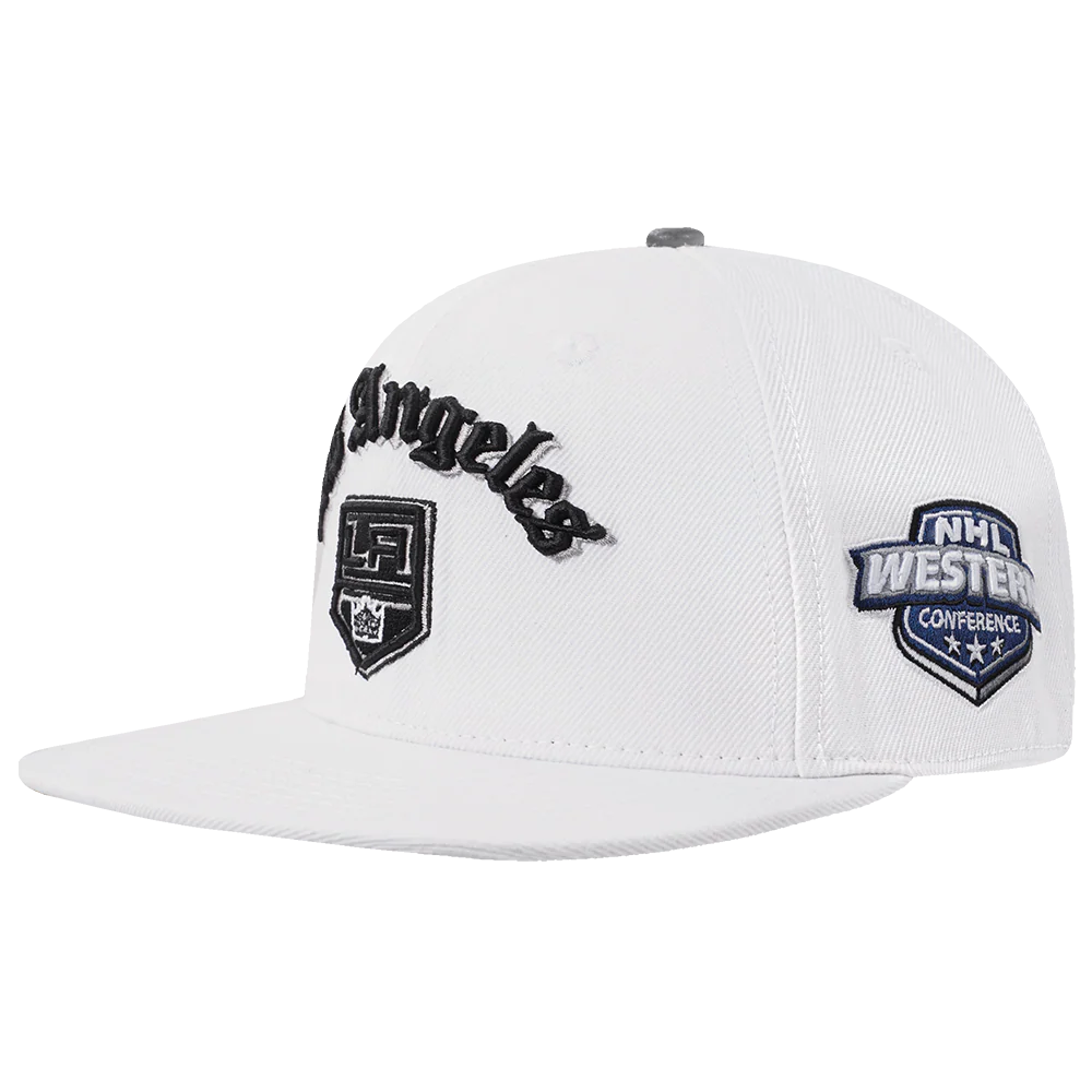 NHL LOS ANGELES KINGS OLD ENGLISH UNISEX 6 PANEL SNAPBACK HAT