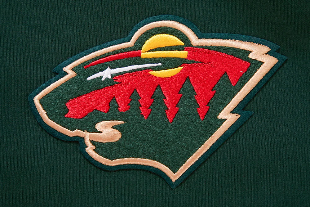 NHL MINNESOTA WILD CLASSIC CHENILLE MEN'S PULLOVER HOODIE