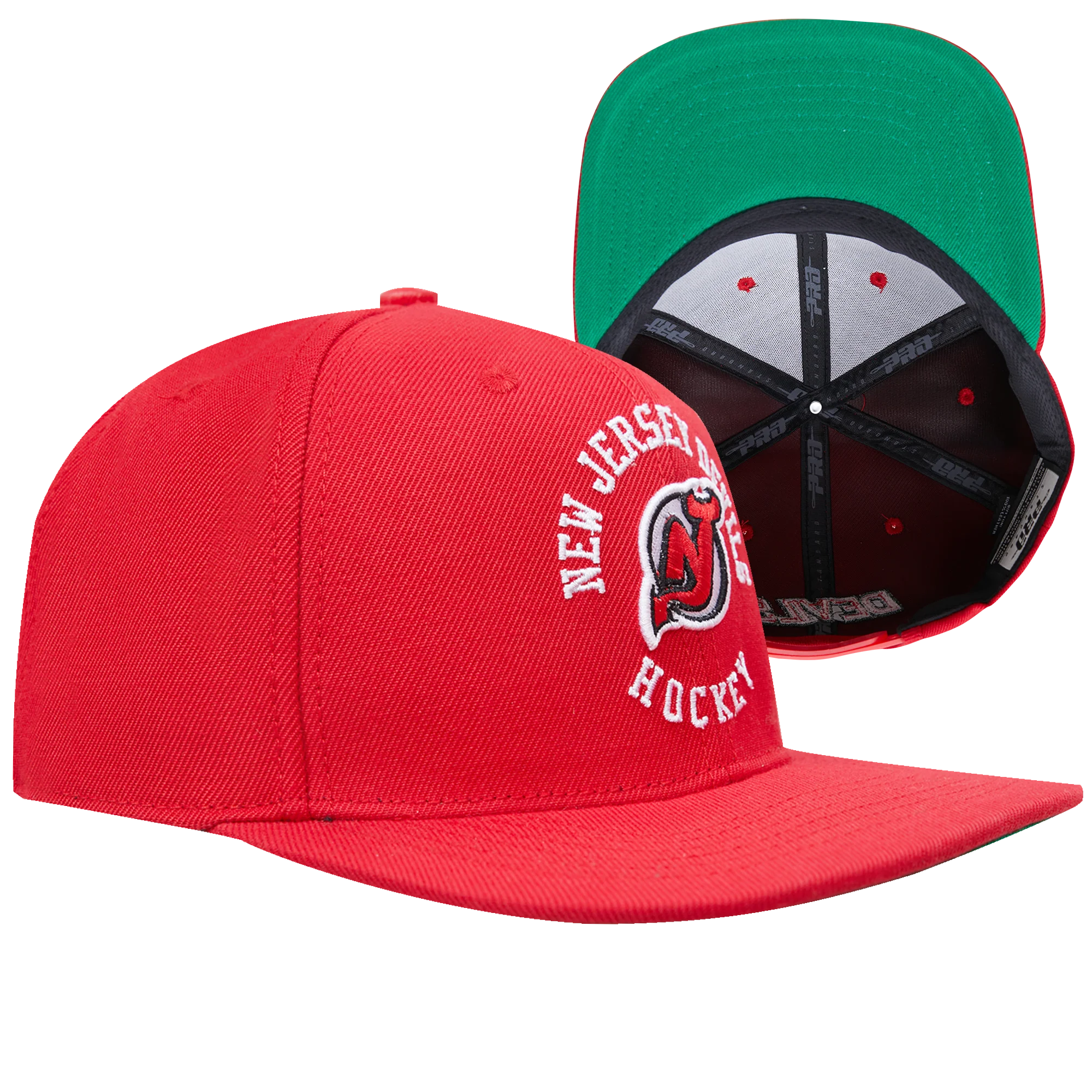 NHL NEW JERSEY DEVILS HYBRID WOVEN WOOL SNAPBACK HAT