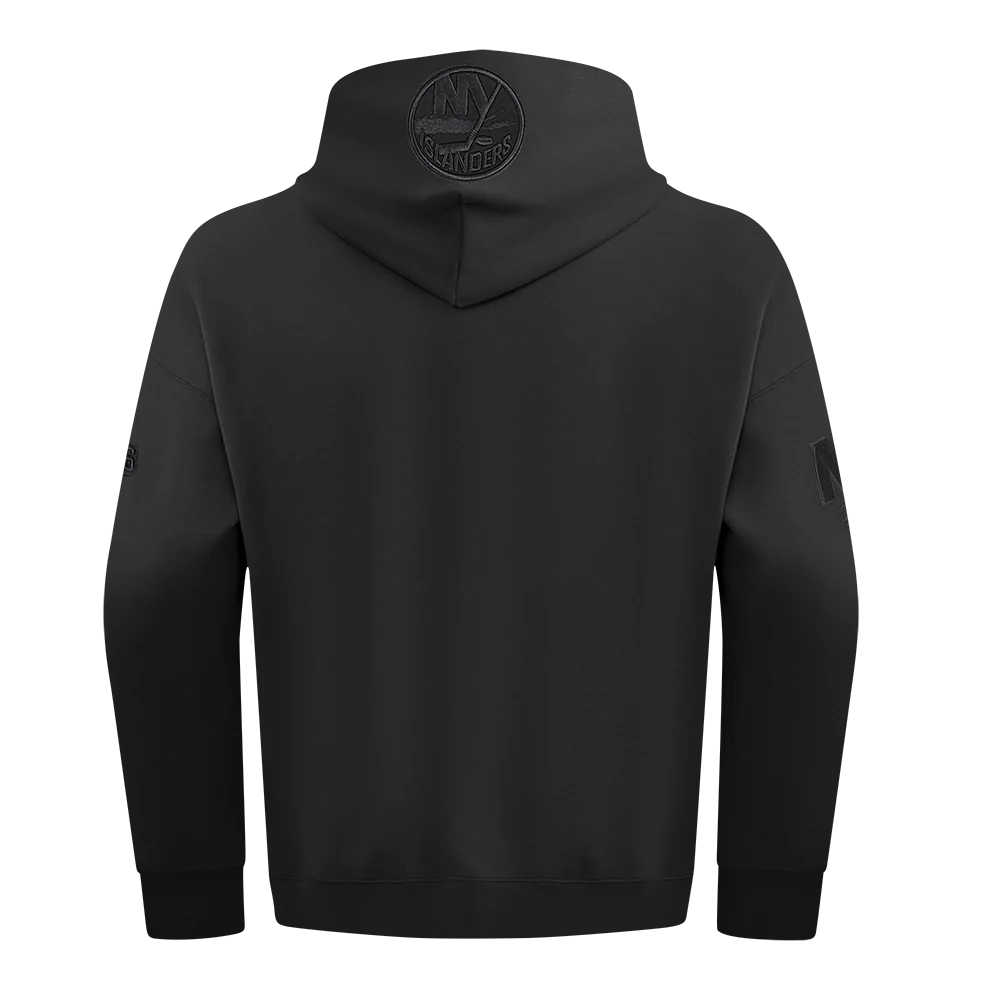 NHL NEW YORK ISLANDERS NEUTRAL MEN'S DROP SHOULDER FLEECE PULLOVER HOODIE