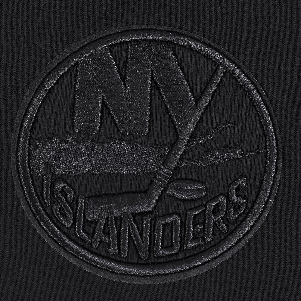 NHL NEW YORK ISLANDERS NEUTRAL MEN'S DROP SHOULDER FLEECE PULLOVER HOODIE