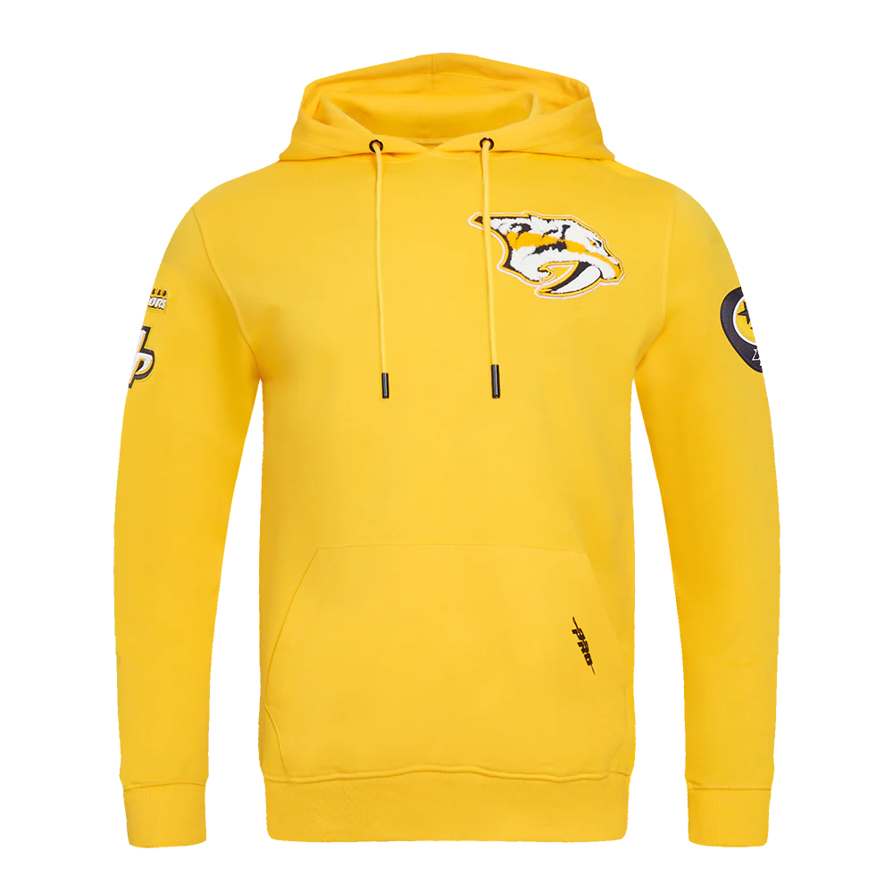 NHL NASHVILLE PREDATORS CLASSIC CHENILLE DOUBLE KNIT PULLOVER HOODIE