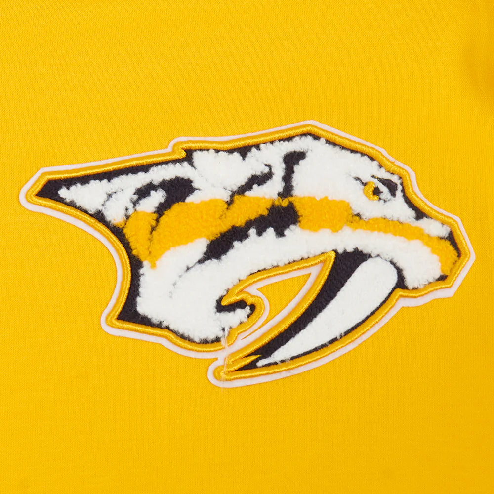 NHL NASHVILLE PREDATORS CLASSIC CHENILLE DOUBLE KNIT PULLOVER HOODIE