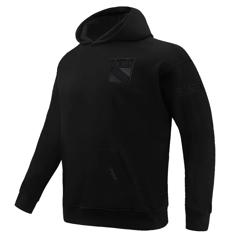 NHL NEW YORK RANGERS NEUTRAL DROP SHOULDER FLEECE PULLOVER HOODIE