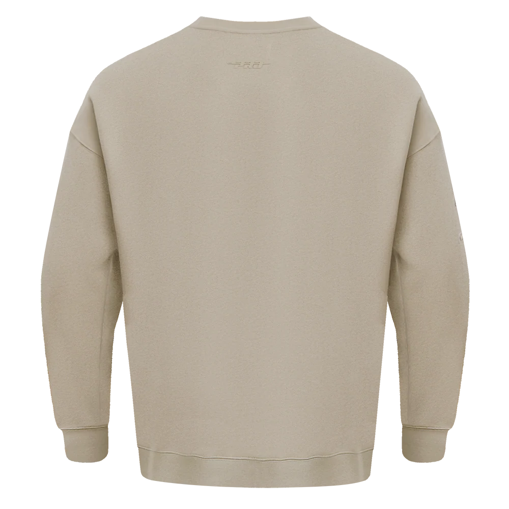 NHL PITTSBURGH PENGUINS NEUTRAL DROP SHOULDER FLEECE CREWNECK