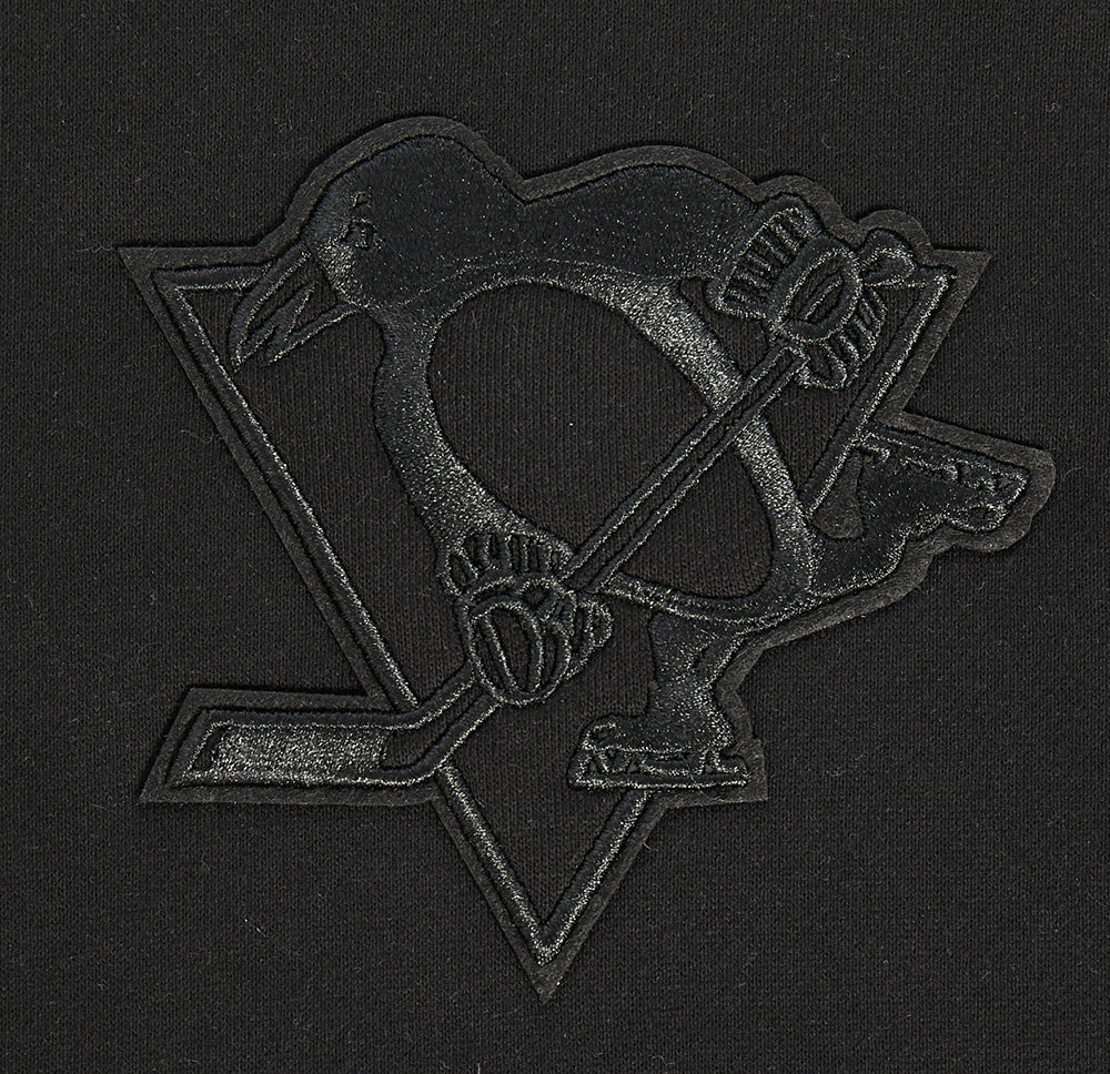 NHL PITTSBURGH PENGUINS NEUTRAL DROP SHOULDER FLEECE PULLOVER HOODIE