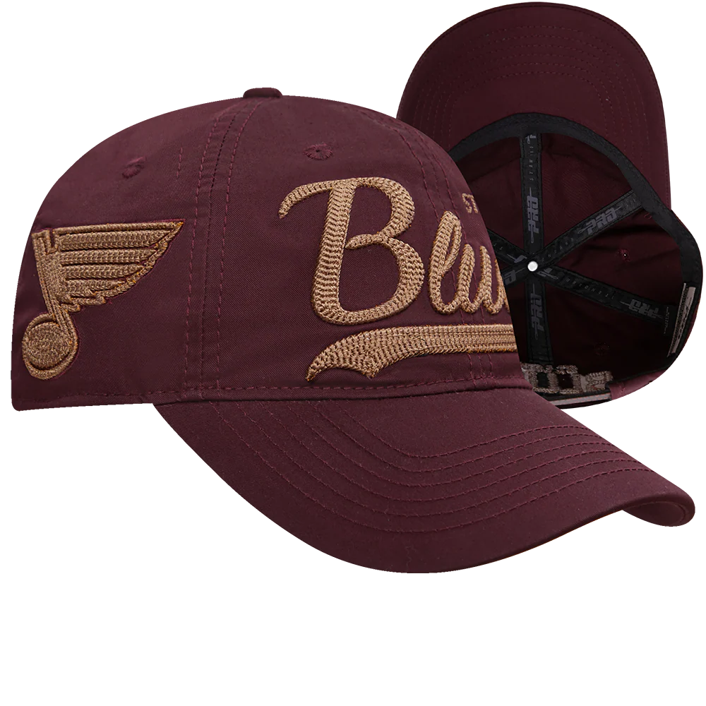 NHL ST. LOUIS BLUES TAIL SWEEP STRAPBACK HAT