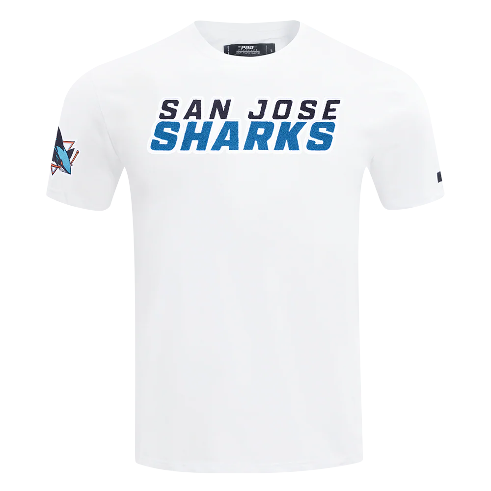 NHL SAN JOSE SHARKS CLASSIC MEN'S CHENILLE SJ TEE