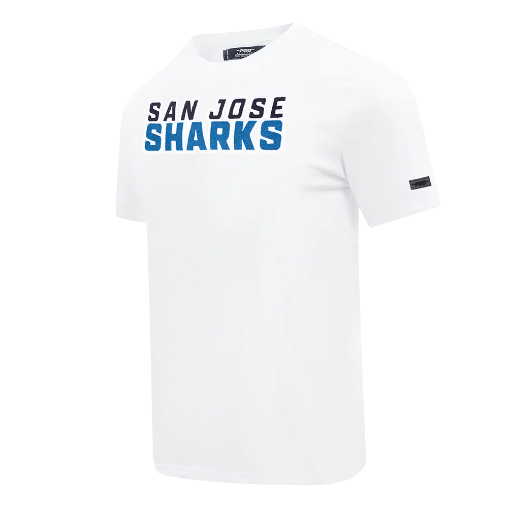 NHL SAN JOSE SHARKS CLASSIC MEN'S CHENILLE SJ TEE