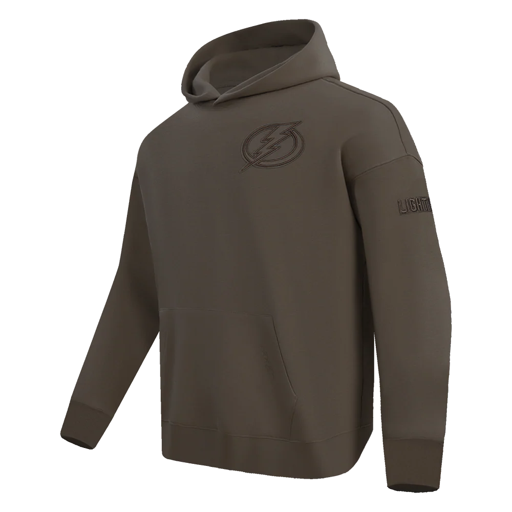 NHL TAMPA BAY LIGHTNING NEUTRAL MEN'S DROP SHOULDER PULLOVER HOODIE