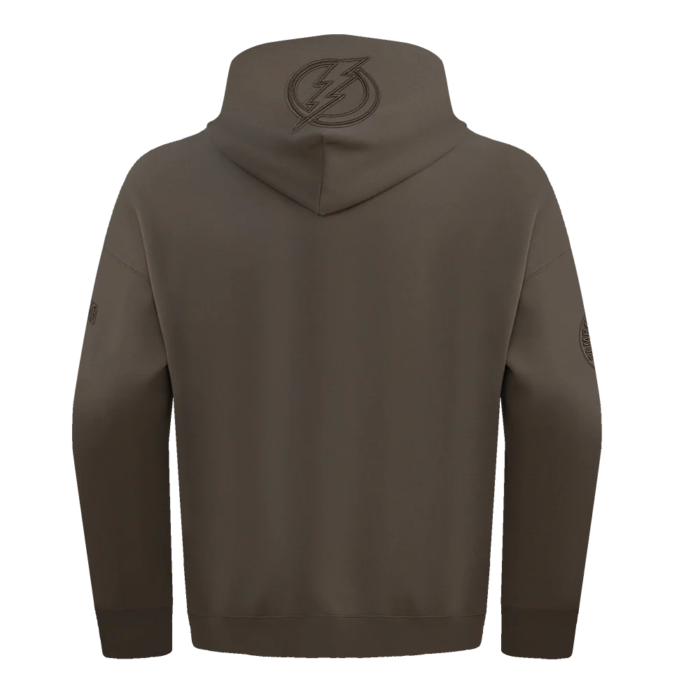 NHL TAMPA BAY LIGHTNING NEUTRAL MEN'S DROP SHOULDER PULLOVER HOODIE