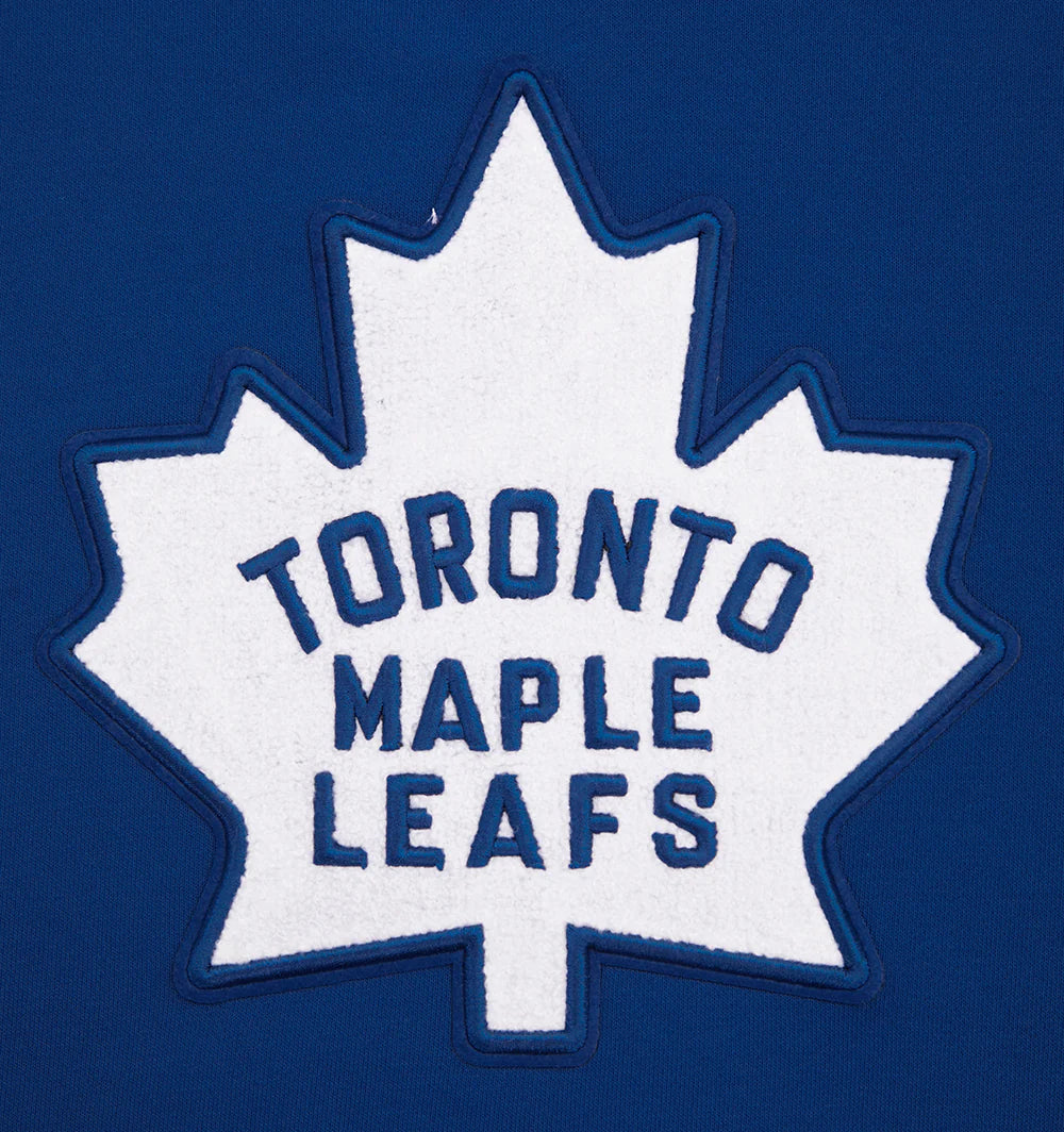 NHL TORONTO MAPLE LEAFS RETRO CLASSIC WOMEN'S RIB CROPPED PULLOVER HOODIE