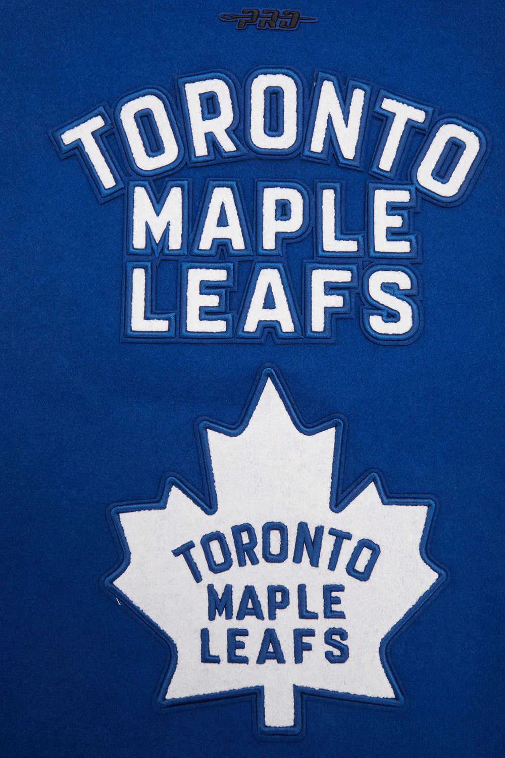 NHL TORONTO MAPLE LEAFS RETRO CLASSIC WOMEN'S RIB WOOL VARSITY JACKET