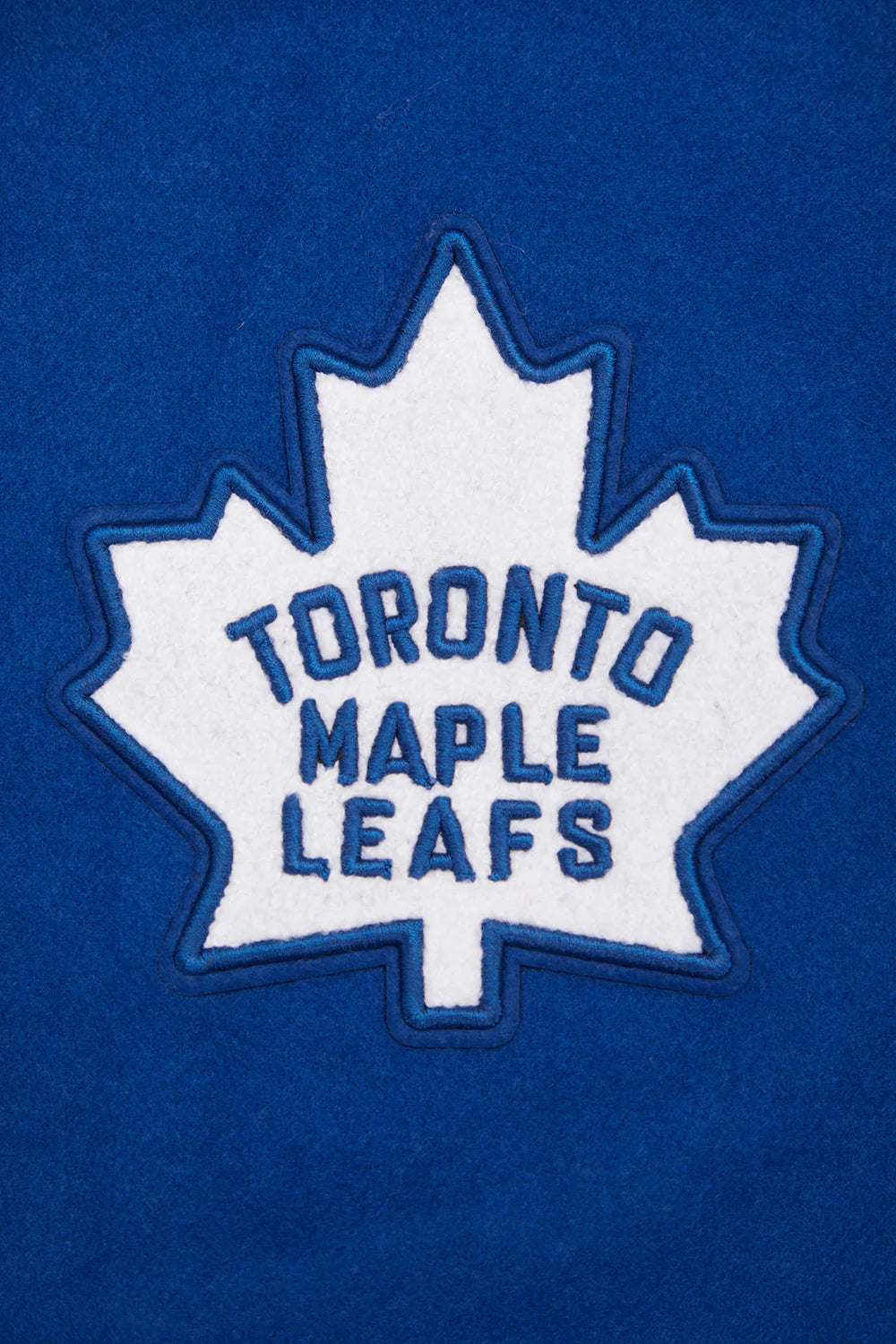 NHL TORONTO MAPLE LEAFS RETRO CLASSIC WOMEN'S RIB WOOL VARSITY JACKET