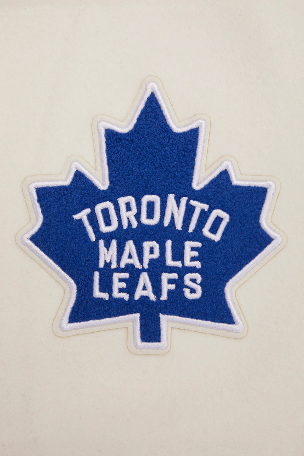 NHL TORONTO MAPLE LEAFS RETRO CLASSIC WOMEN'S RIB WOOL VARSITY JACKET