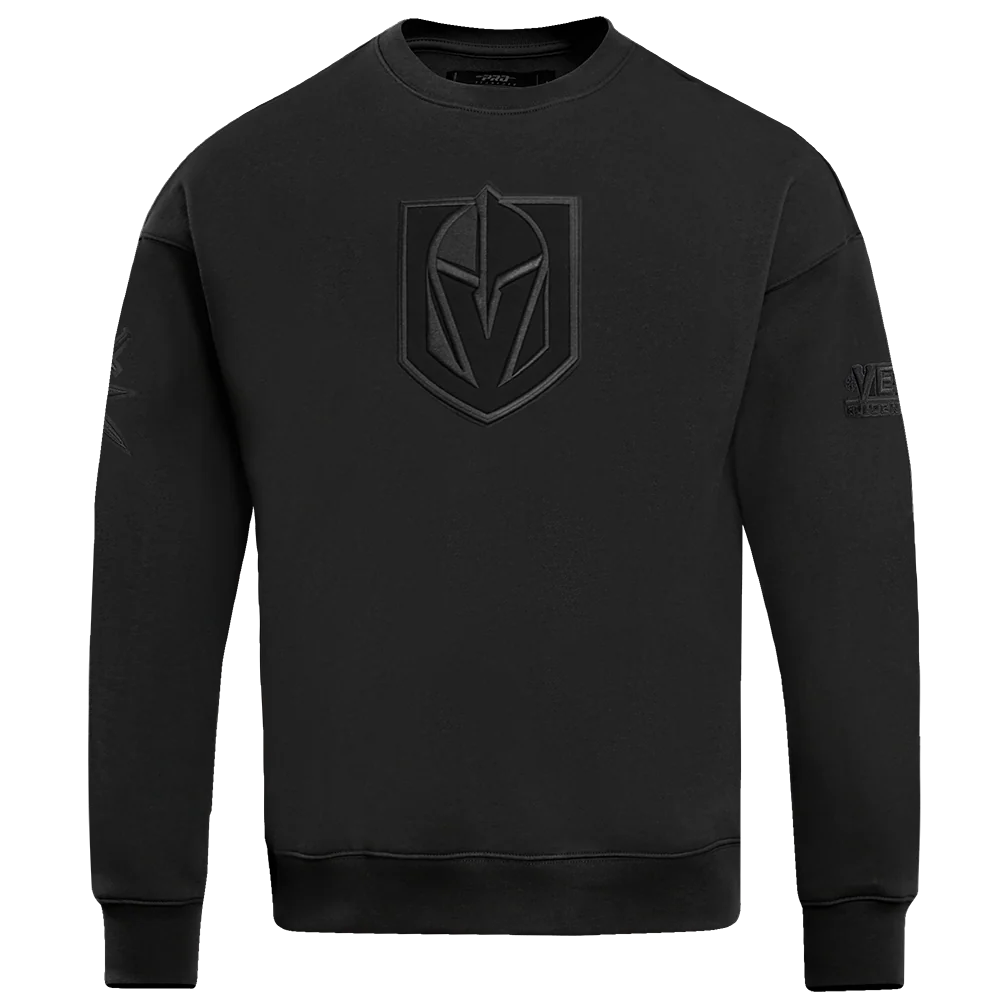 NHL VEGAS GOLDEN KNIGHTS NEUTRAL DROP SHOULDER FLEECE CREWNECK
