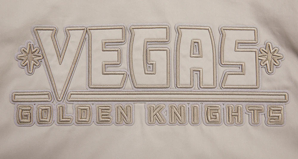 NHL VEGAS GOLDEN KNIGHTS NEUTRAL TWILL JACKET