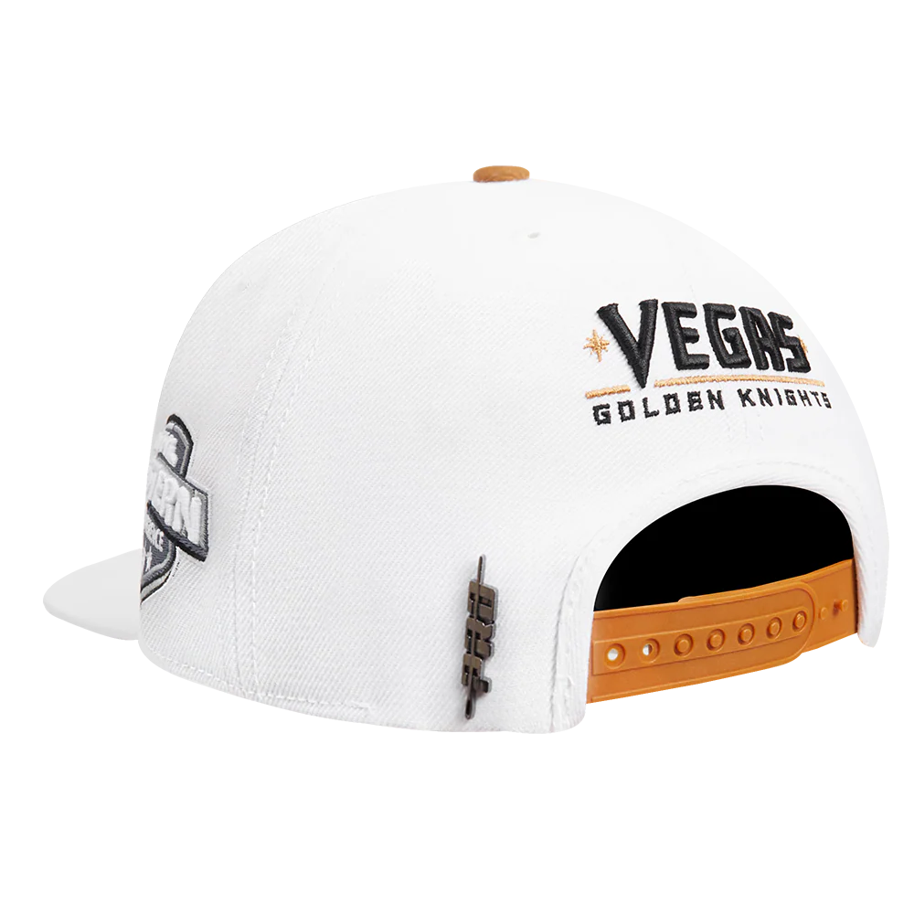 NHL VEGAS GOLDEN KNIGHTS OLD ENGLISH UNISEX 6 PANEL SNAPBACK HAT