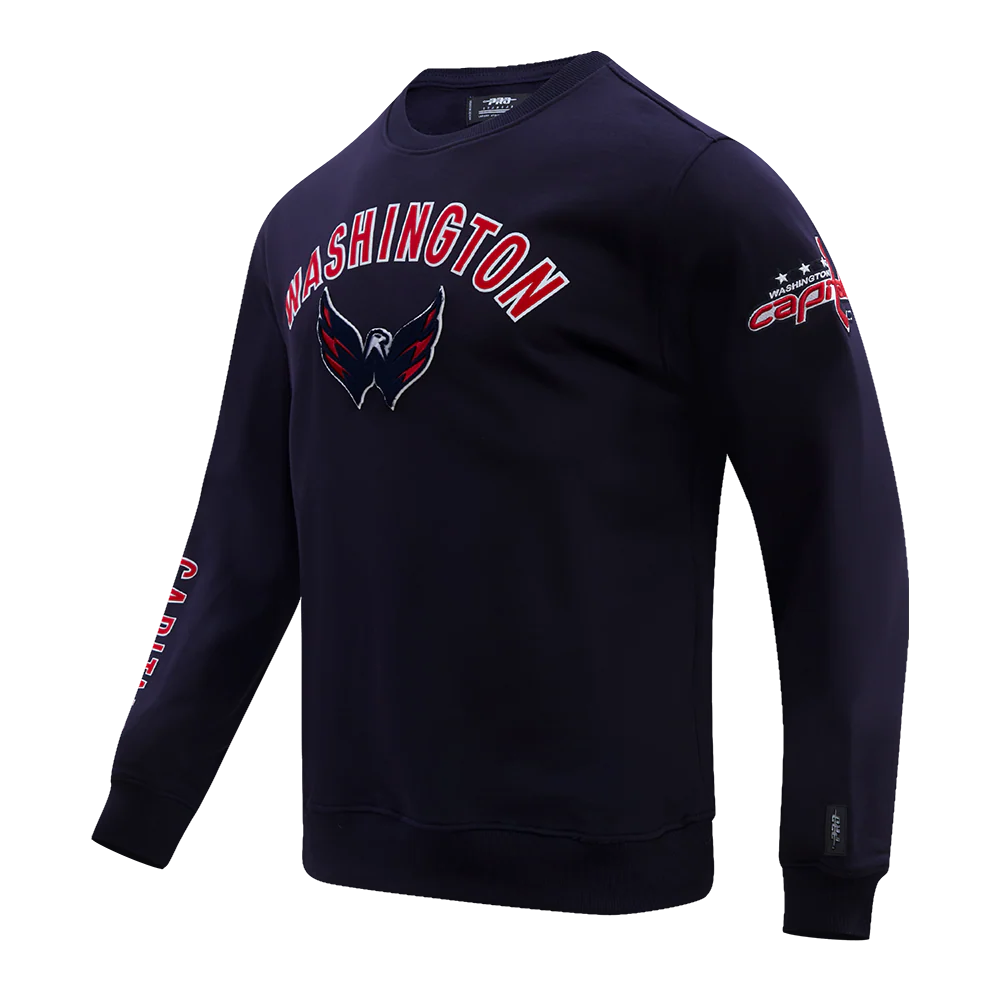 NHL WASHINGTON CAPITALS CLASSIC BRISTLE MEN'S CREWNECK