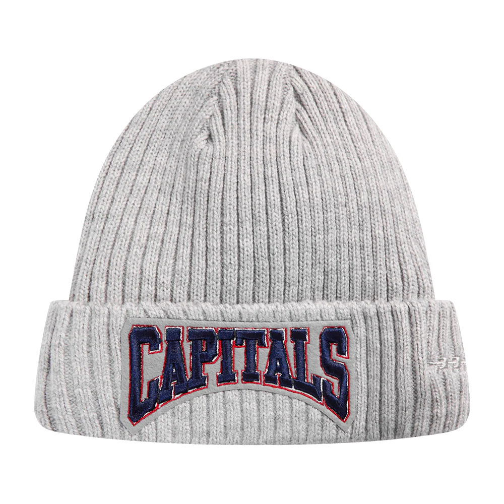 NHL WASHINGTON CAPITALS CREST EMBLEM BEANIE