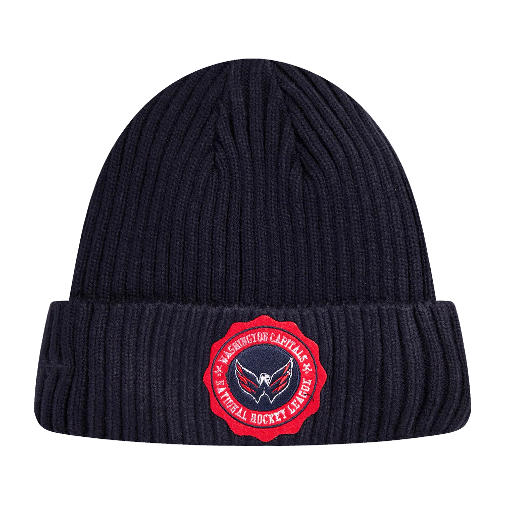 NHL WASHINGTON CAPITALS CREST EMBLEM BEANIE