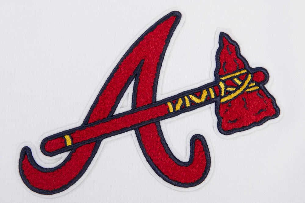 MLB ATLANTA BRAVES CLASSIC CHENILLE MEN'S PULLOVER HOODIE