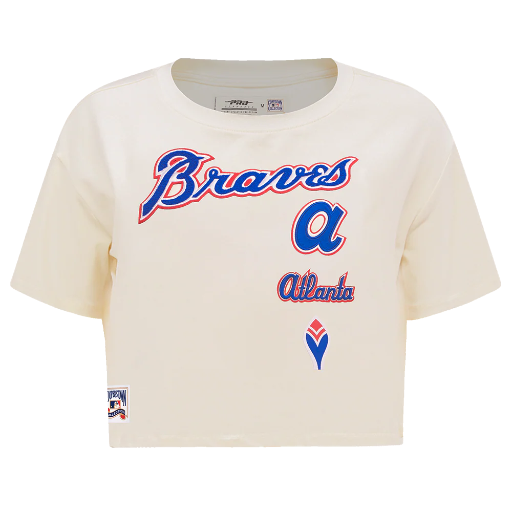 MLB ATLANTA BRAVES RETRO CLASSIC WOMEN'S BOXY TOP
