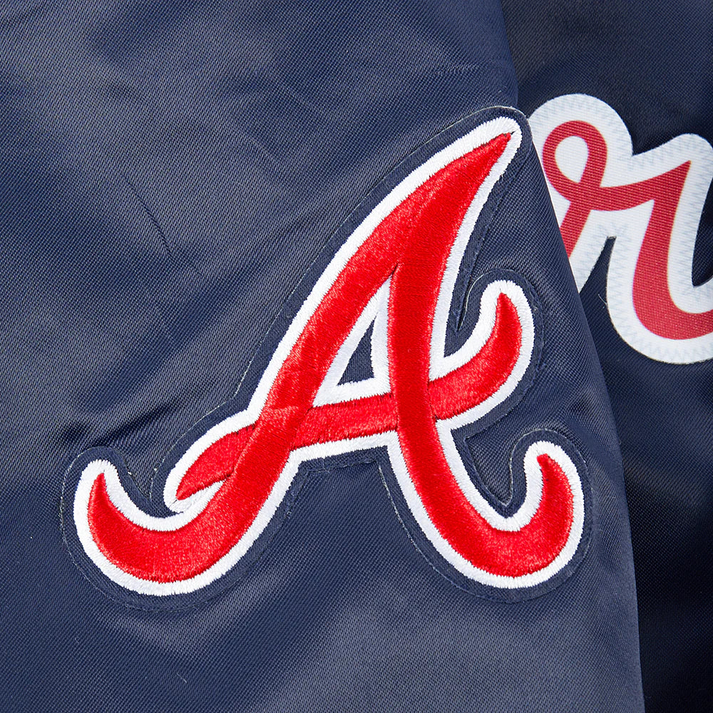MLB ATLANTA BRAVES CLASSIC BIG BOYS SATIN JACKET