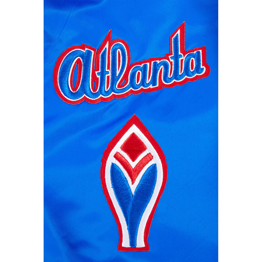 MLB ATLANTA BRAVES RETRO CLASSIC BIG BOYS RIB SATIN JACKET