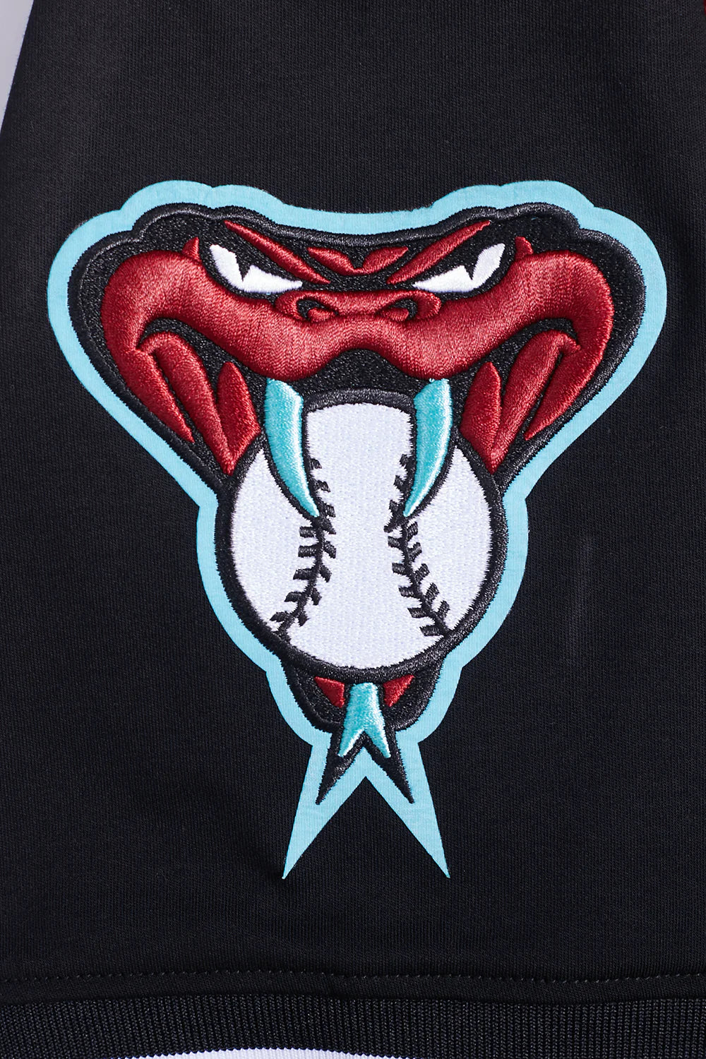 MLB ARIZONA DIAMONDBACKS CLASSIC CHENILLE MEN'S SHORT SLEEVE PULLOVER HOODIE