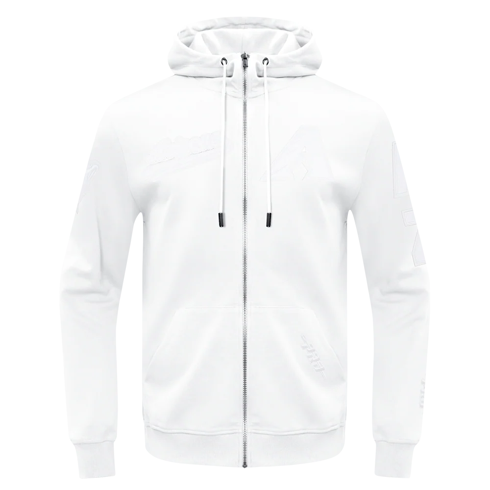 MLB ARIZONA DIAMONDBACKS WHITE OUT MEN'S DK FZ PO HOODIE