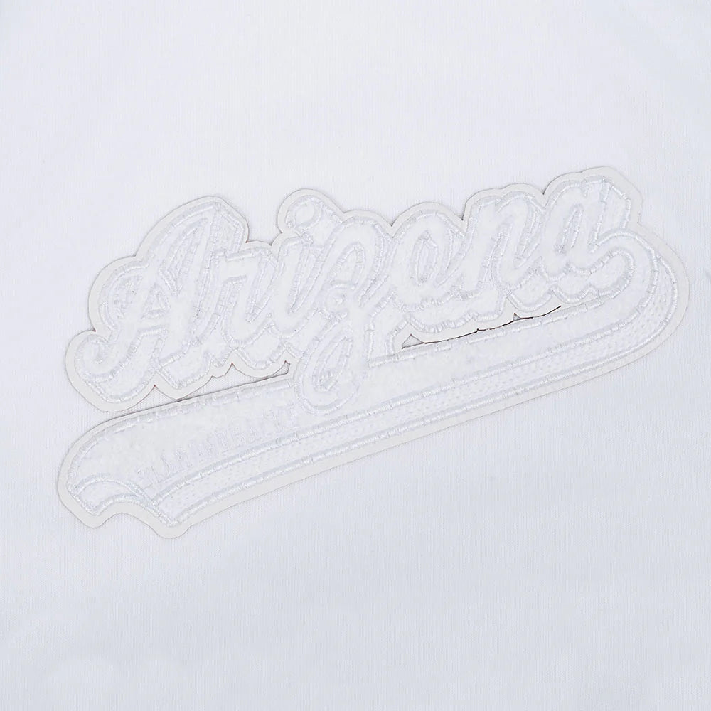 MLB ARIZONA DIAMONDBACKS WHITE OUT MEN'S DK FZ PO HOODIE