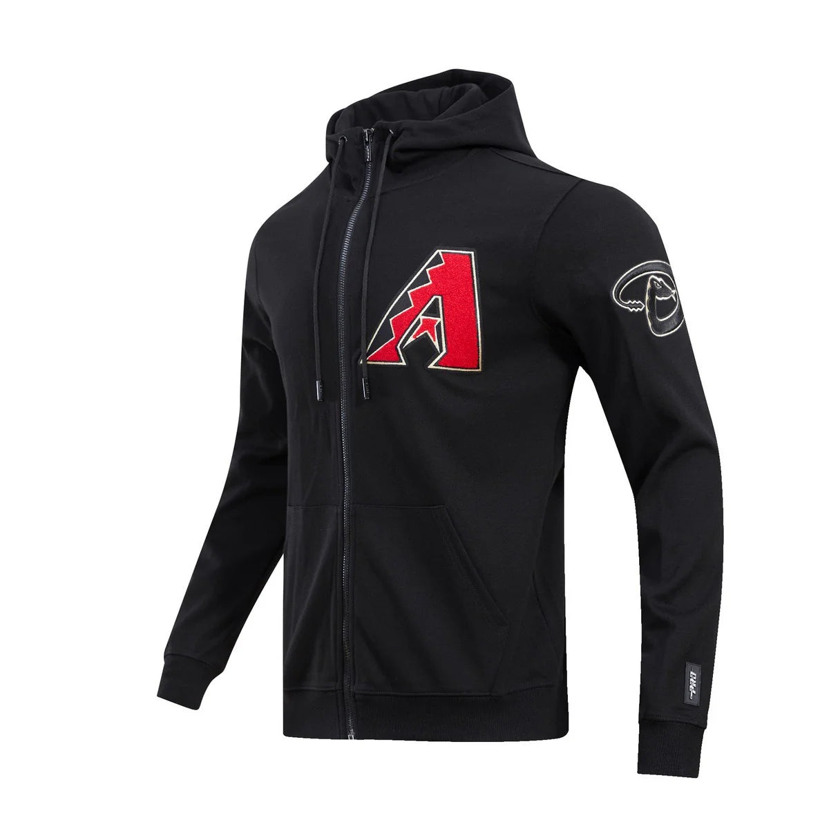 MLB ARIZONA DIAMONDBACKS CLASSIC CHENILLE MEN'S FULL ZIP PULLOVER HOODIE