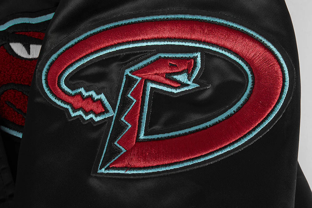 MLB ARIZONA DIAMONDBACKS MASHUP MEN'S RIB SATIN JACKET