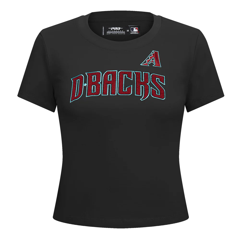 MLB ARIZONA DIAMONDBACKS CLASSIC SHORT SLEEVE WOMEN'S SLIM FIT TOP