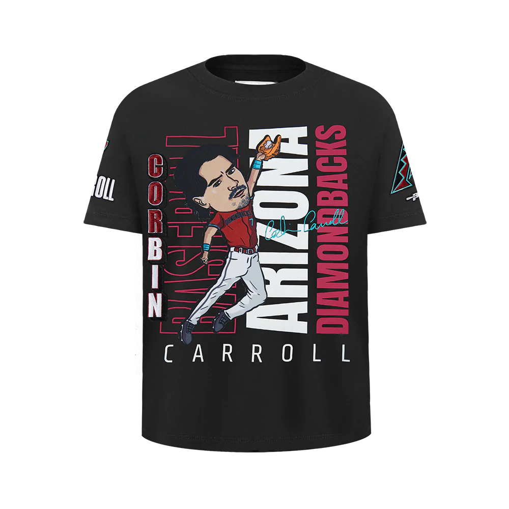MLB ARIZONA DIAMONDBACKS CORBIN CARROLL #7 REMIX AVATAR BIG BOYS SHORT SLEEVE TOP
