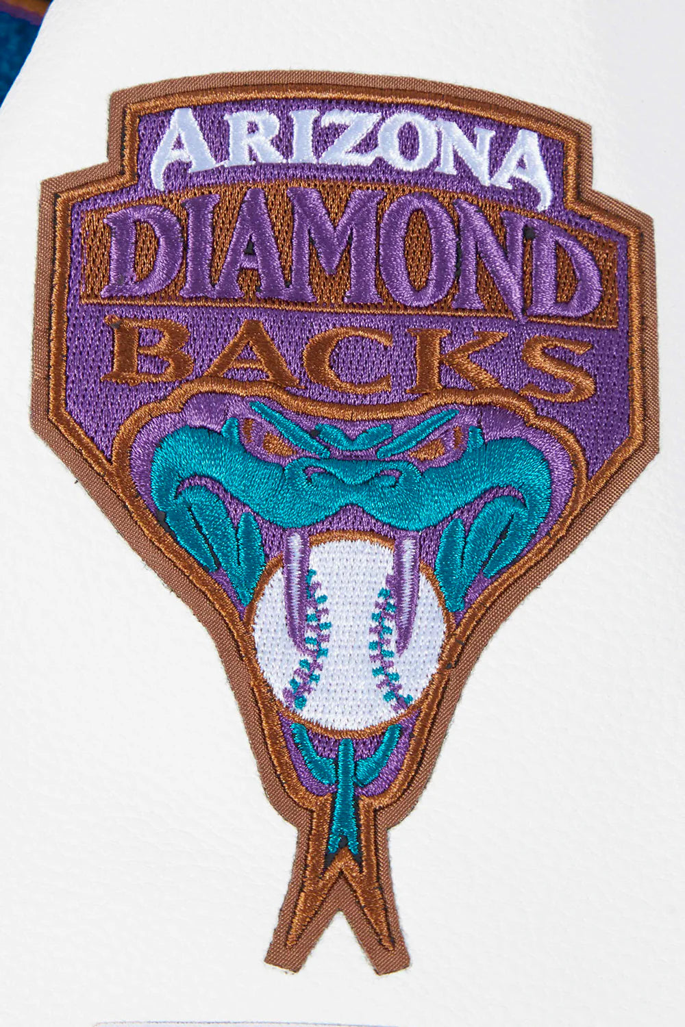 MLB ARIZONA DIAMONDBACKS RETRO CLASSIC WOMEN'S RIB WOOL VARSITY JACKET