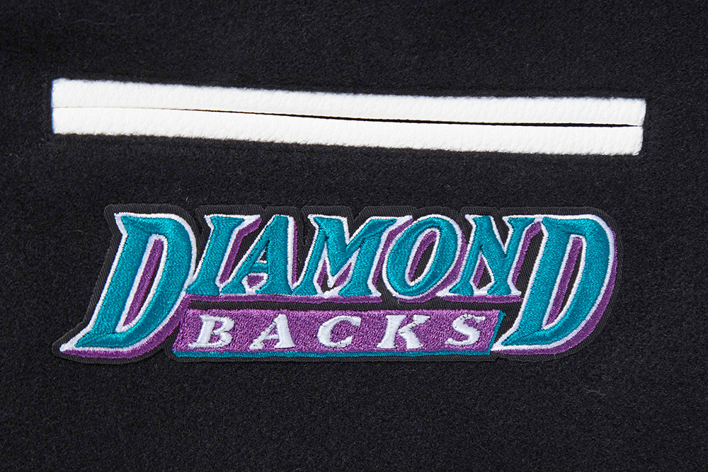 MLB ARIZONA DIAMONDBACKS RETRO CLASSIC WOMEN'S RIB WOOL VARSITY JACKET