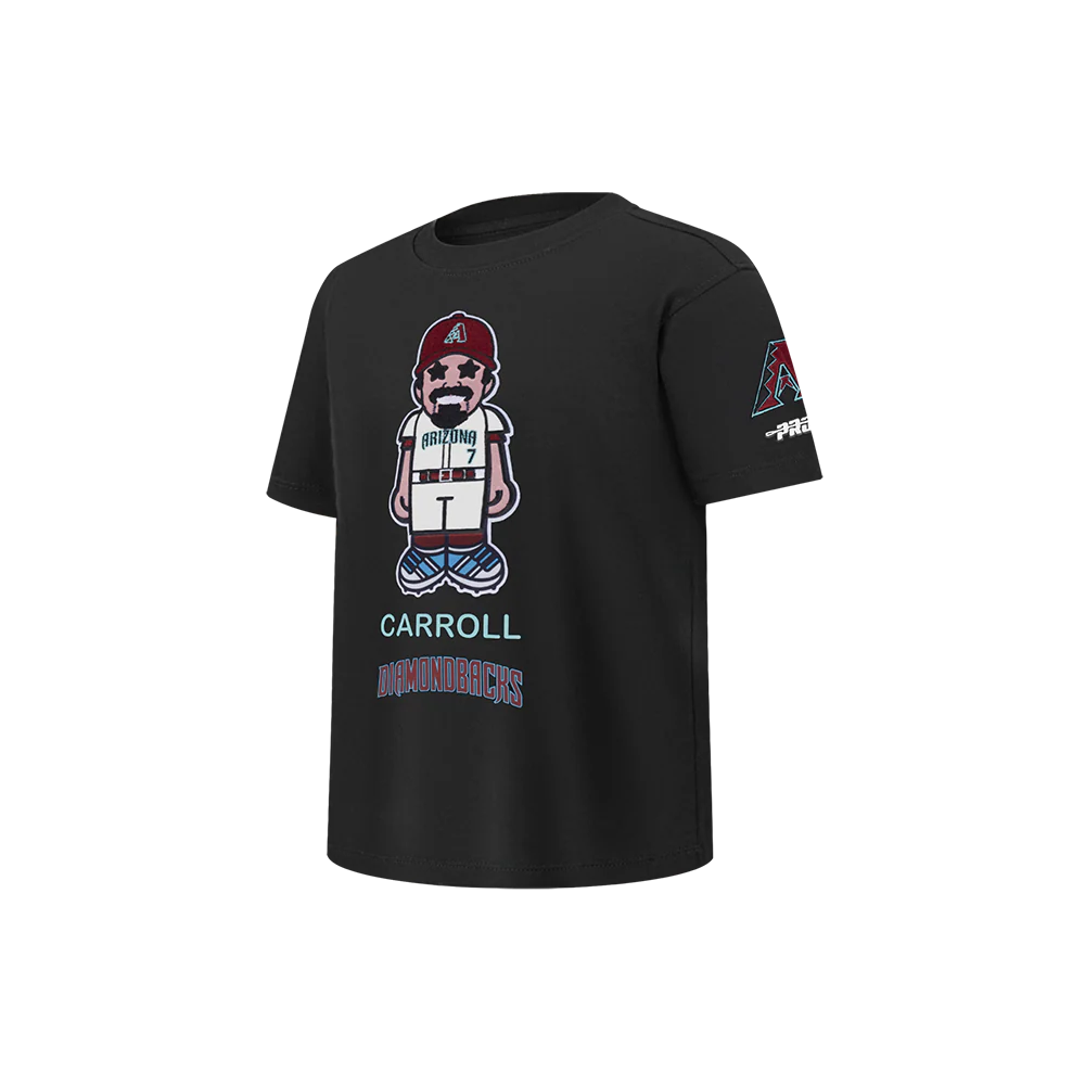 MLB ARIZONA DIAMONDBACKS CORBIN CARROLL #7 AVATAR LITTLE BOYS SHORT SLEEVE TOP
