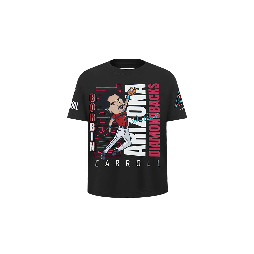 MLB ARIZONA DIAMONDBACKS CORBIN CARROLL #7 REMIX AVATAR TODDLER BOYS SHORT SLEEVE TOP