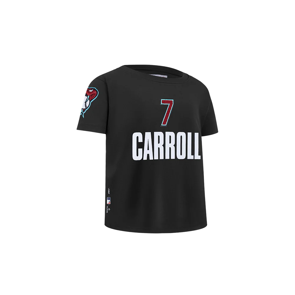 MLB ARIZONA DIAMONDBACKS CORBIN CARROLL #7 CLASSIC PLAYER NAME AND NUMBER TODDLER BOY'S TEE