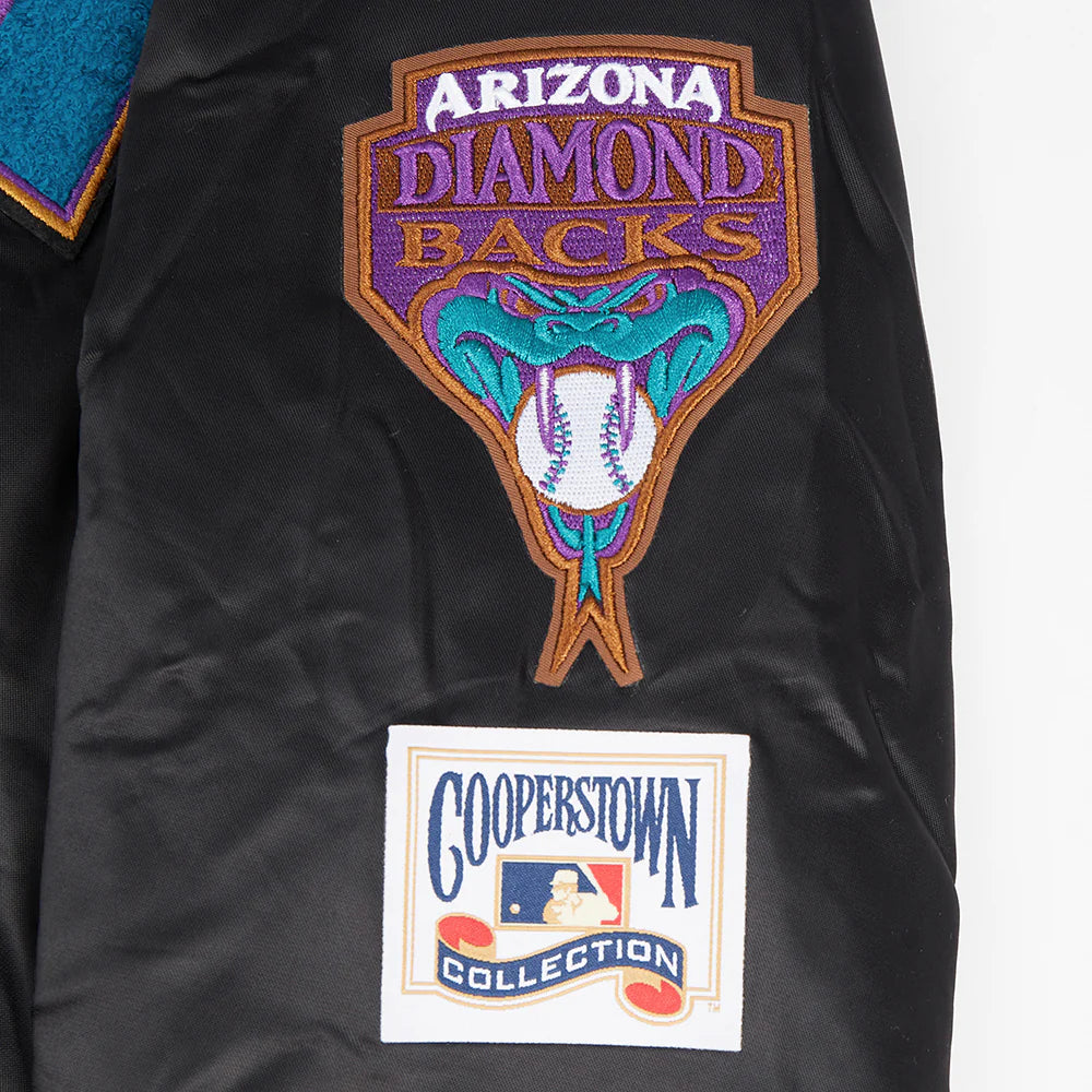 MLB ARIZONA DIAMONDBACKS RETRO CLASSIC WOMEN'S RIB SATIN JACKET