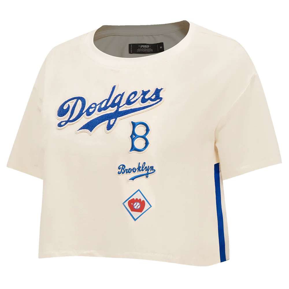 MLB BROOKLYN DODGERS RETRO CLASSIC WOMEN'S BOXY TOP