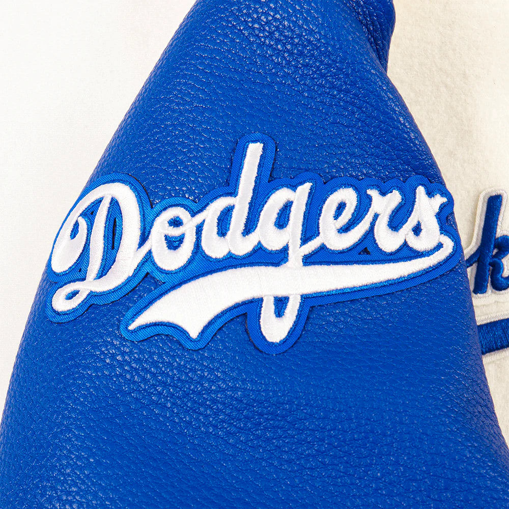 MLB BROOKLYN DODGERS RETRO CLASSIC BIG BOYS RIB WOOL VARSITY JACKET