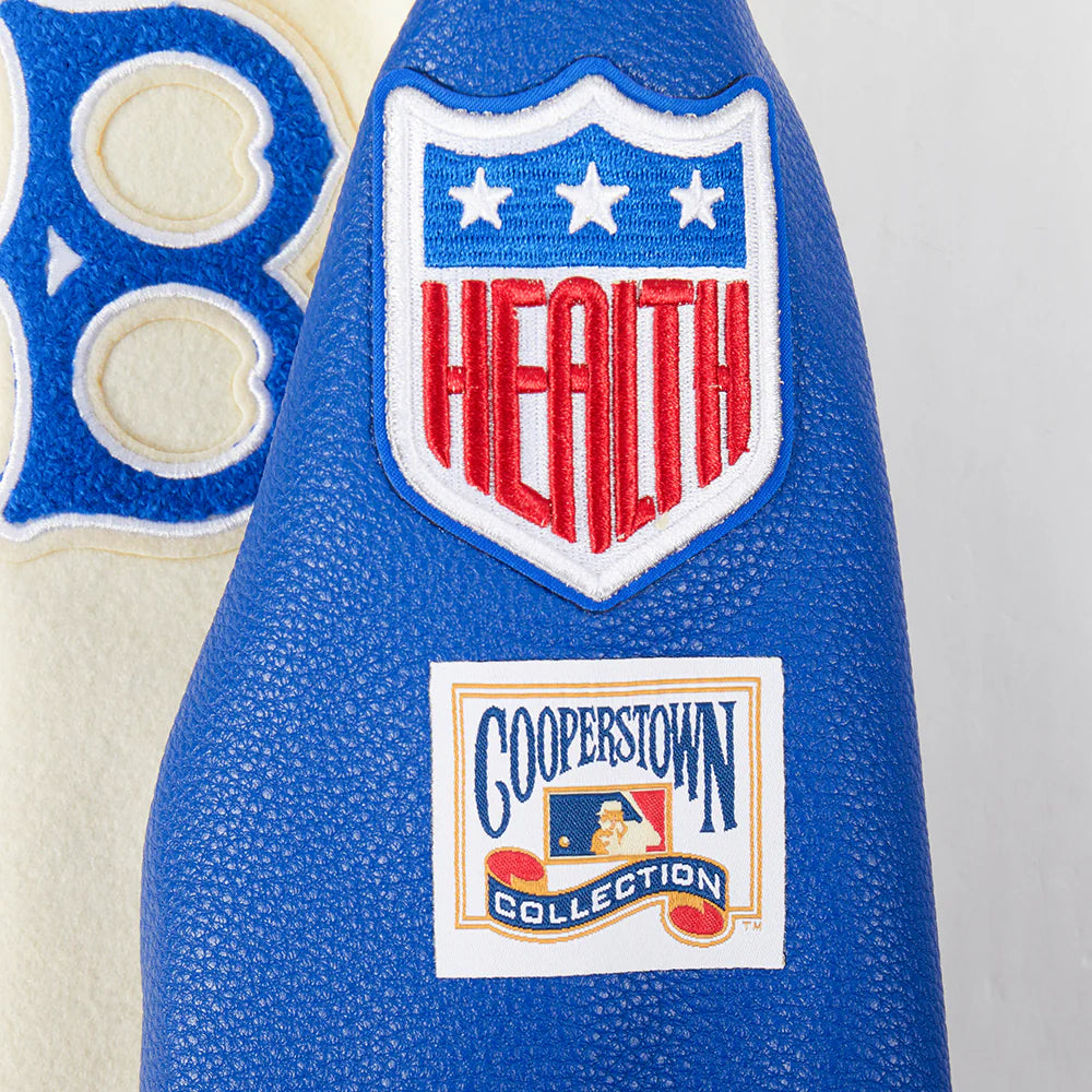 MLB BROOKLYN DODGERS RETRO CLASSIC TODDLER BOYS RIB WOOL VARSITY JACKET