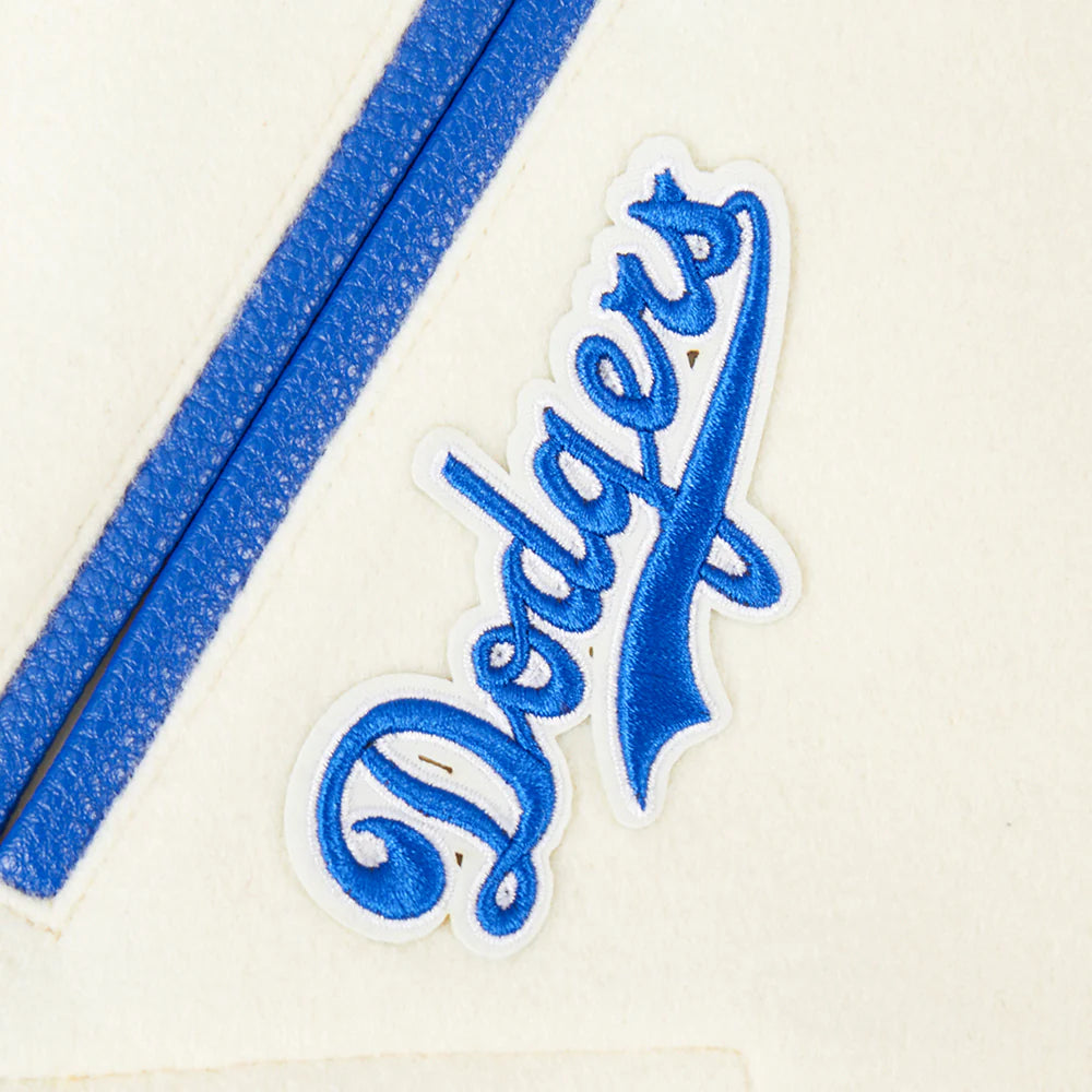 MLB BROOKLYN DODGERS RETRO CLASSIC TODDLER BOYS RIB WOOL VARSITY JACKET