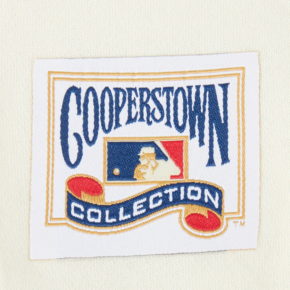 MLB BROOKLYN DODGERS RETRO CLASSIC TODDLER GIRLS RIB FLEECE CREWNECK