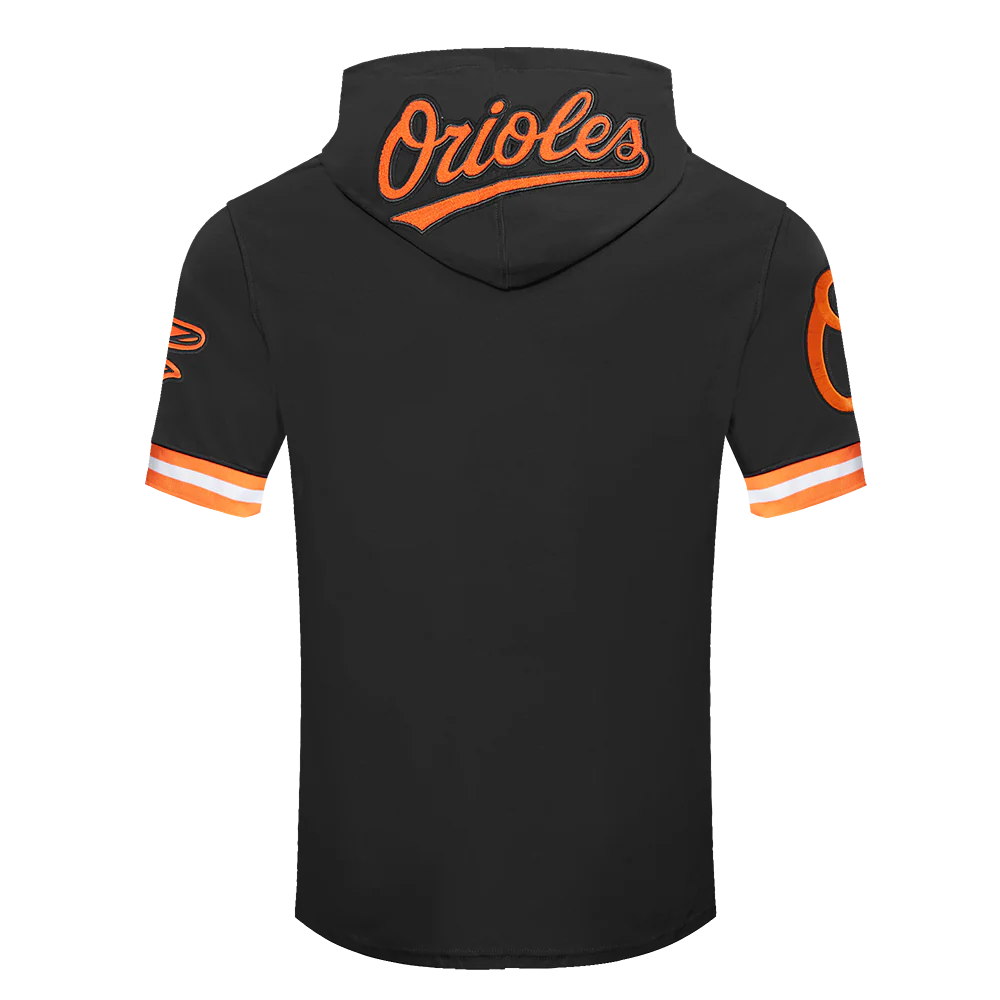 MLB BALTIMORE ORIOLES GUNNAR HENDERSON #2 CLASSIC MEN'S SHORT SLEEVE PULLOVER HOODIE