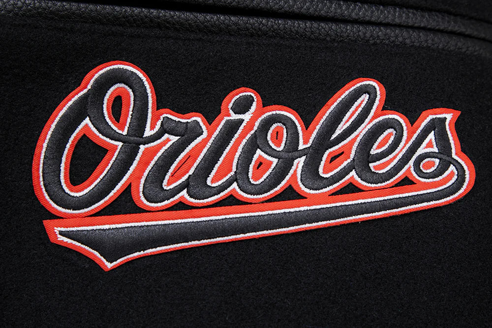 MLB BALTIMORE ORIOLES MASHUP MEN'S RIB WOOL VARSITY JACKET
